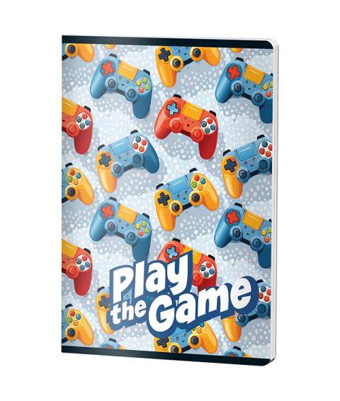 Caiet Matematica A5 Pigna color coperta plastic 48file 70gr PLAY THE GAME